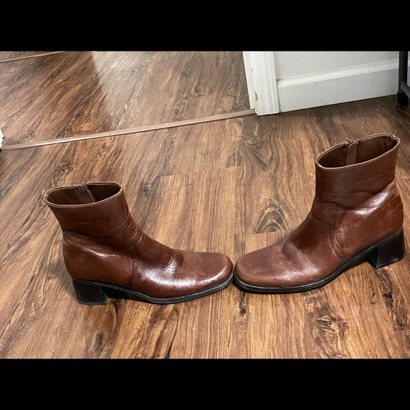 Brown Leather Boots - Picture 3 of 8